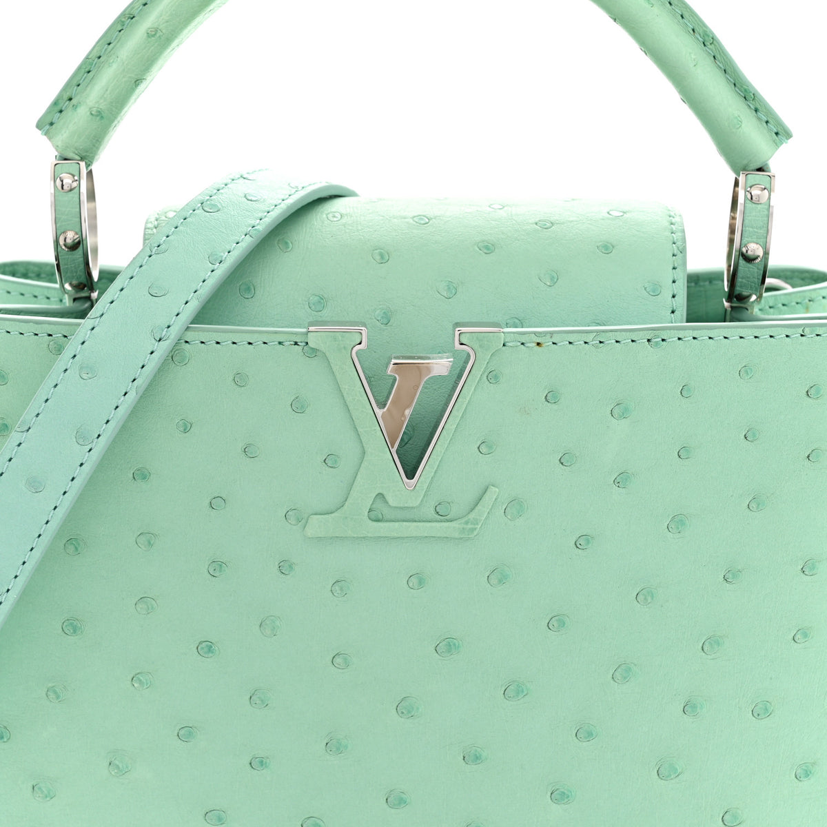 Ostrich Capucines BB Vert Celadon