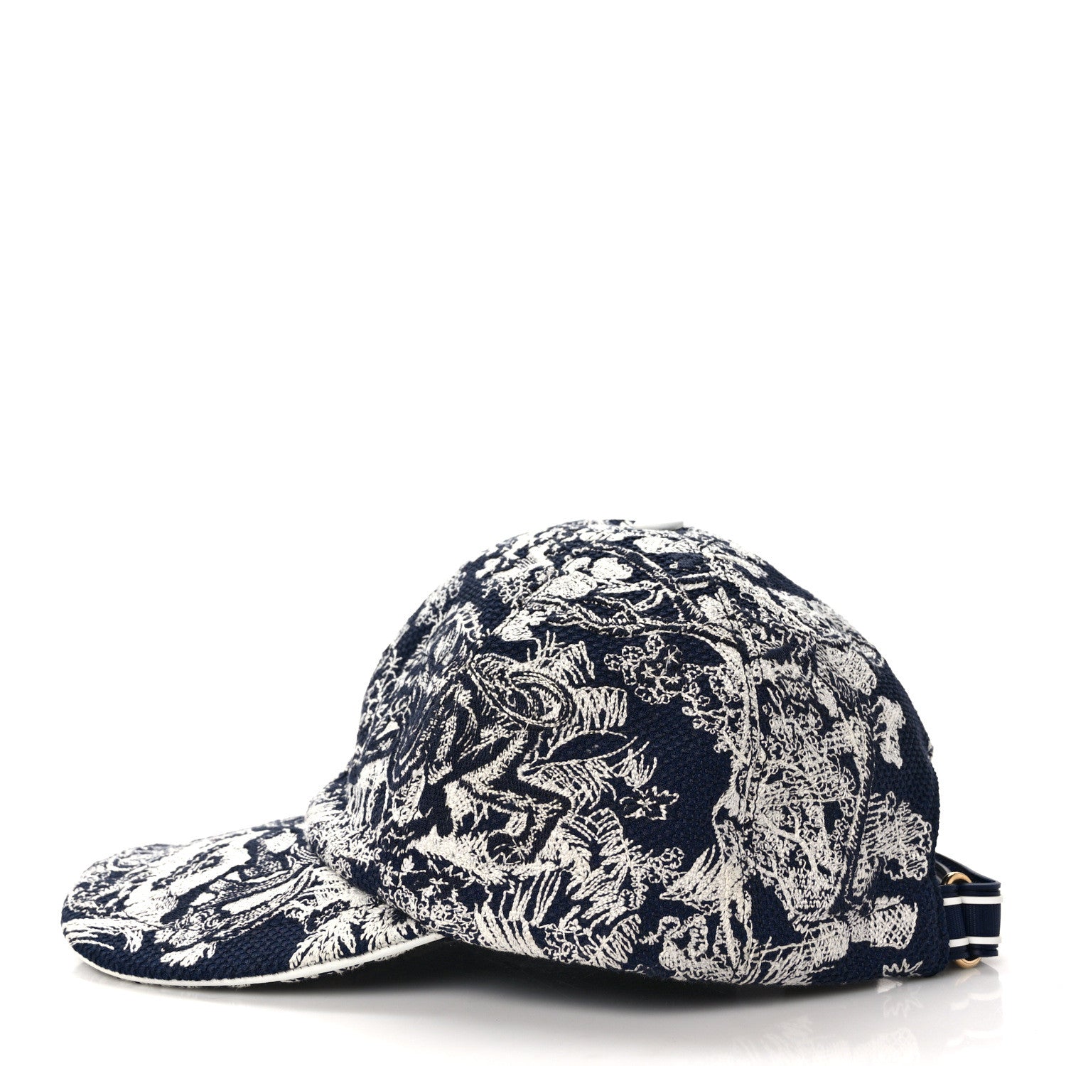 Christian Dior Cotton Embroidered Dioriviera Baseball Cap 57 Blue 4 of 8