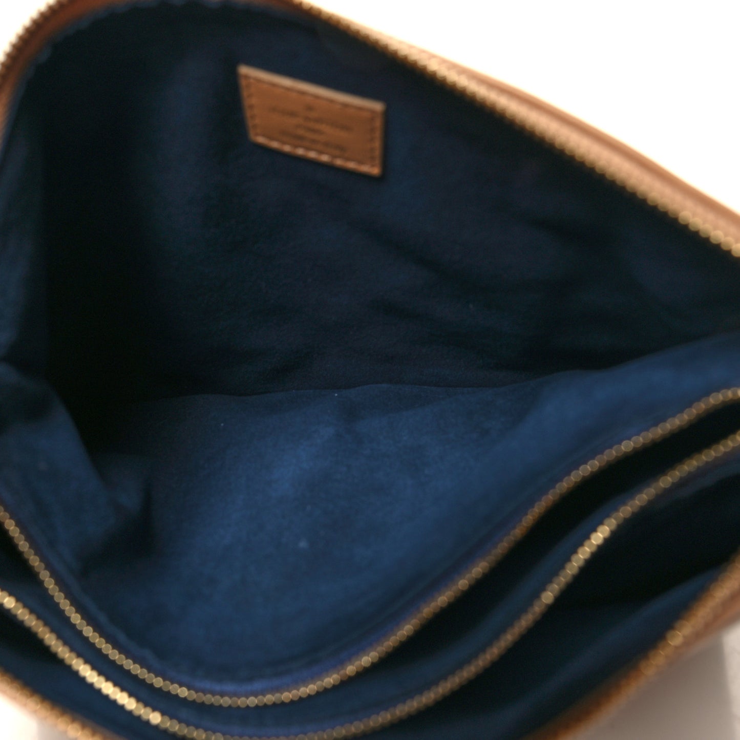 Lambskin Embossed Monogram Coussin PM Camel