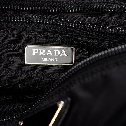 Prada Nylon Vela Cosmetic Pouch Black 6 of 7