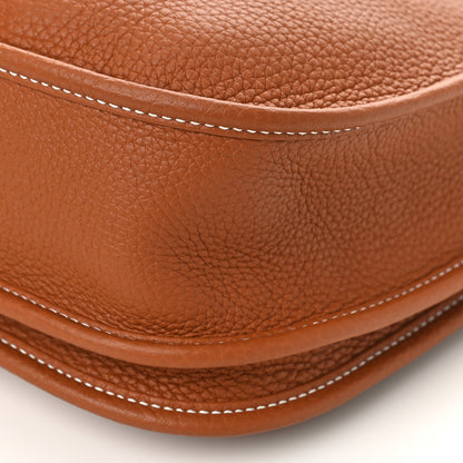 Hermes Taurillon Clemence Evelyne III PM Gold 8 of 8