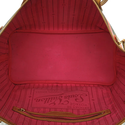 Louis Vuitton Monogram Roses Neverfull MM 5 of 6