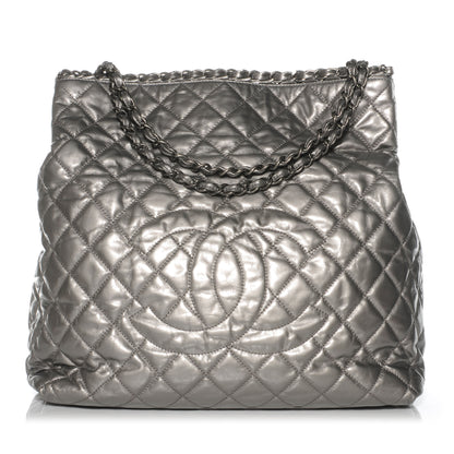 Chanel Calfskin Large Chain Me Tote Light Silver 1 of 8