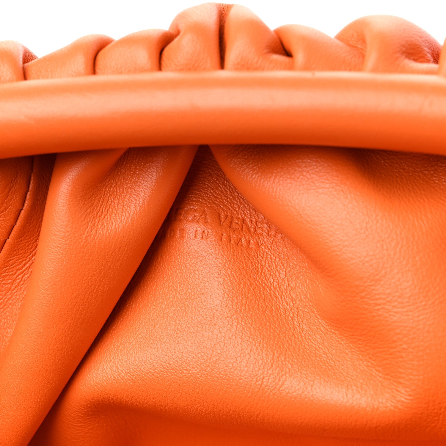 Bottega Veneta Butter Calfskin The Mini Pouch Light Orange 6 of 10