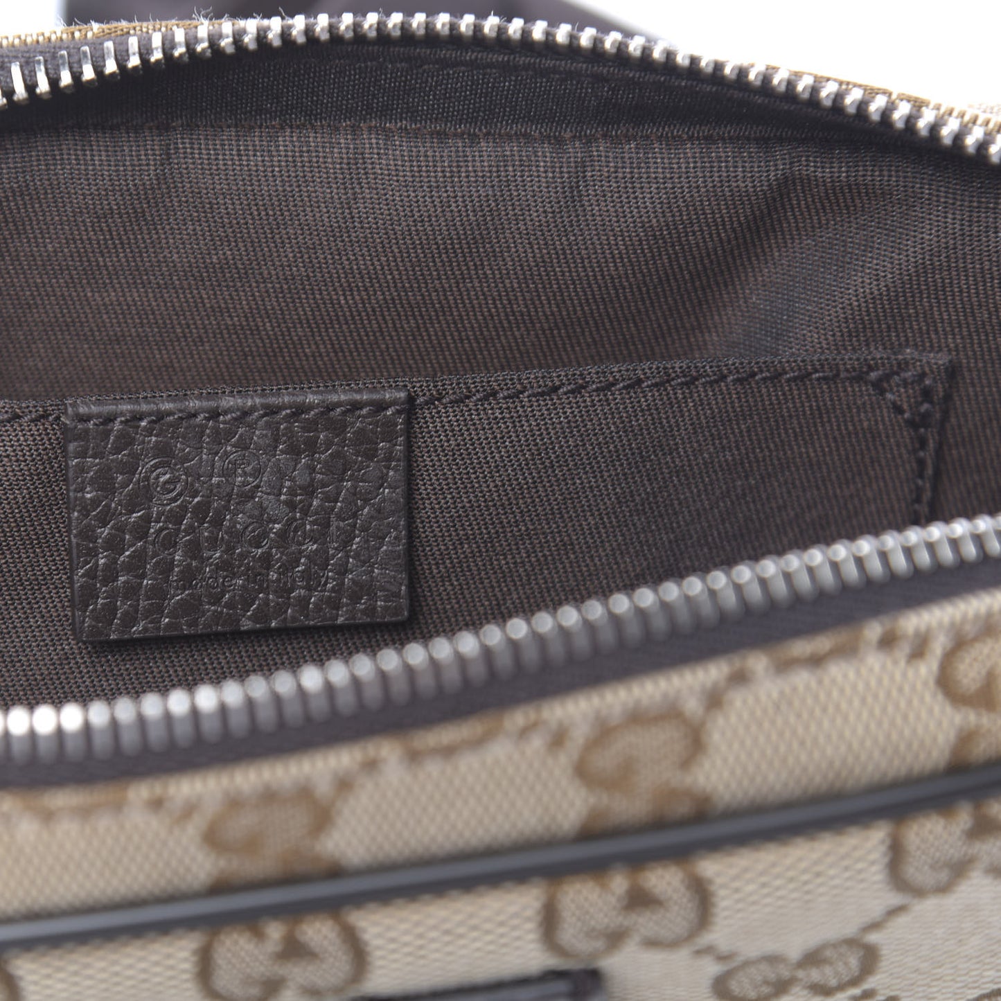 Monogram Belt Bag Dark Brown