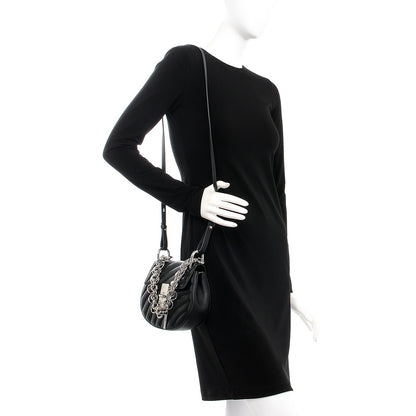 Chloe Calfskin Quilted Mini Drew Bijou Shoulder Bag Black 2 of 7