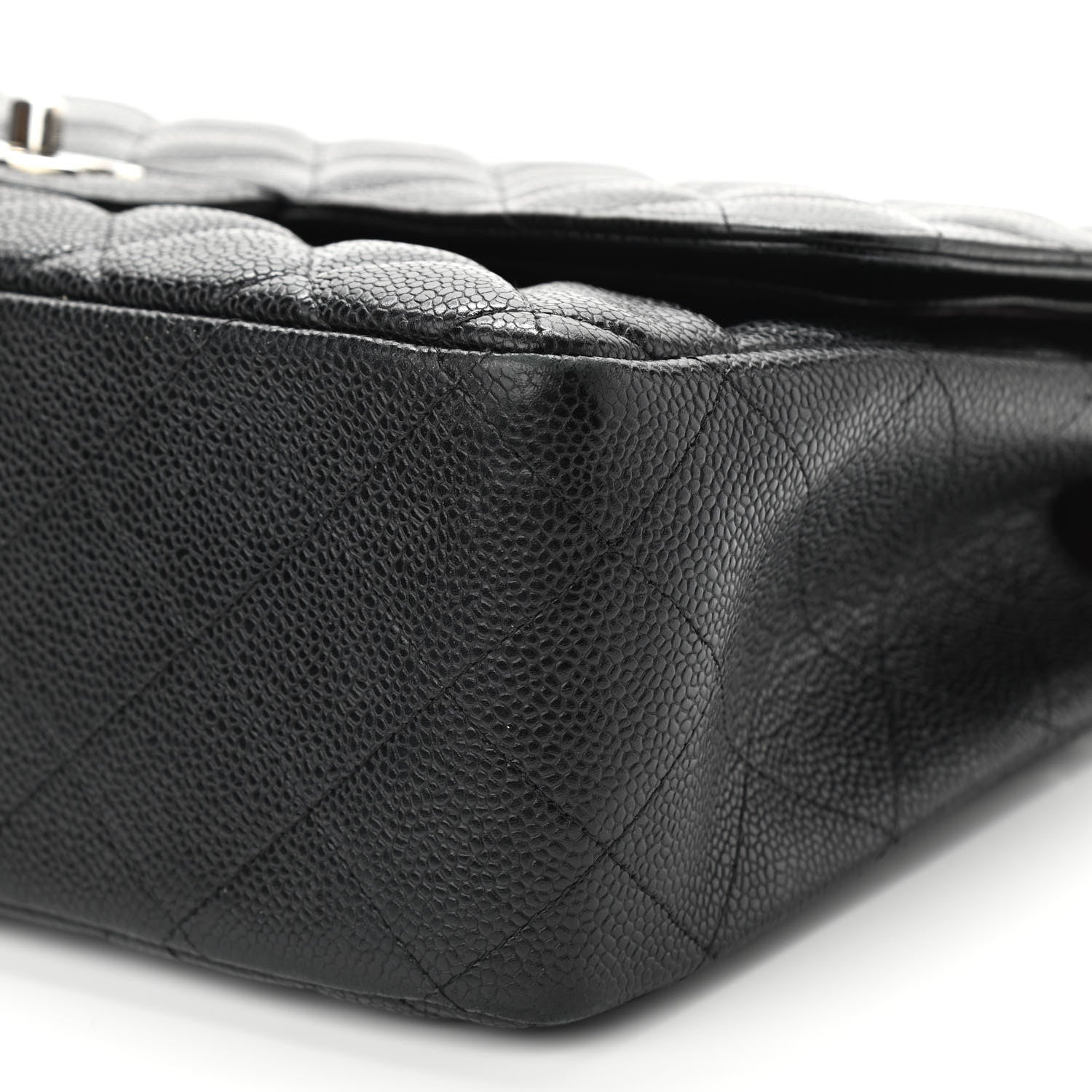 Chanel Caviar Quilted Jumbo Double Flap Black 6 of 18