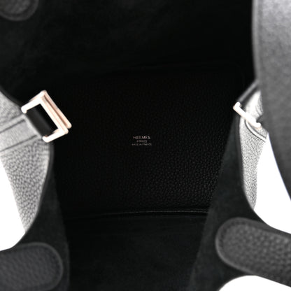 Hermes Taurillon Clemence Picotin Lock 18 PM Black 5 of 12