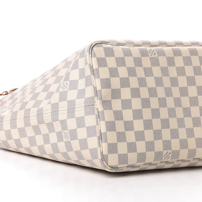 Louis Vuitton Damier Azur Neo Neverfull GM Rose Ballerine 10 of 14