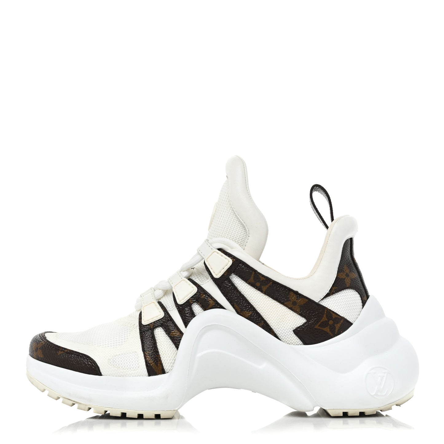 Patent Monogram LV Archlight Sneakers 36.5 White