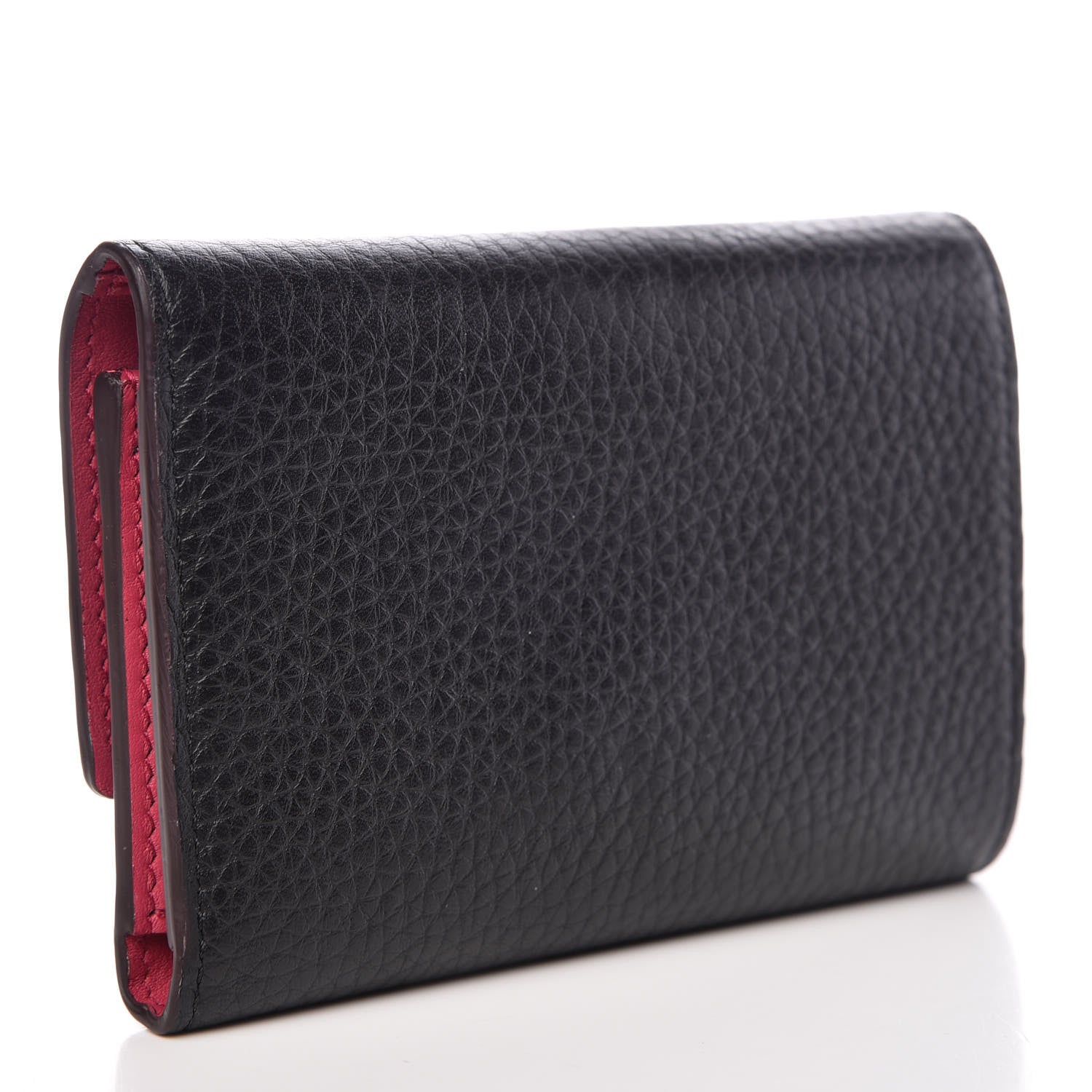 Louis Vuitton Taurillon Capucines Compact Wallet Black 3 of 7
