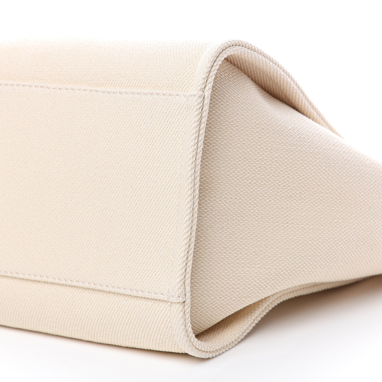 Chanel Canvas Pearl Medium Deauville Tote Ecru Beige 8 of 10