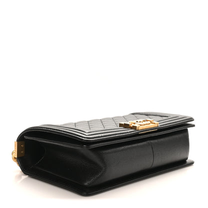 Chanel Caviar Quilted Medium Boy Flap Black 4 of 10