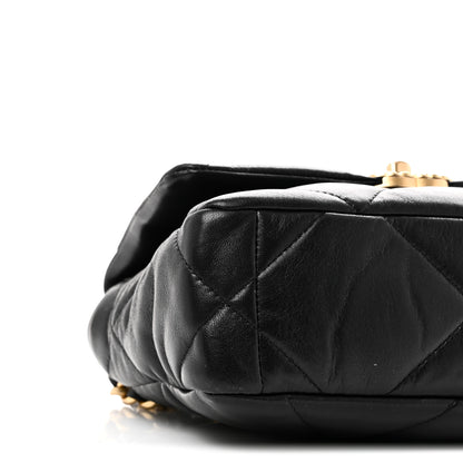 Chanel Lambskin Quilted Medium Chanel 19 Flap Black 9 of 10