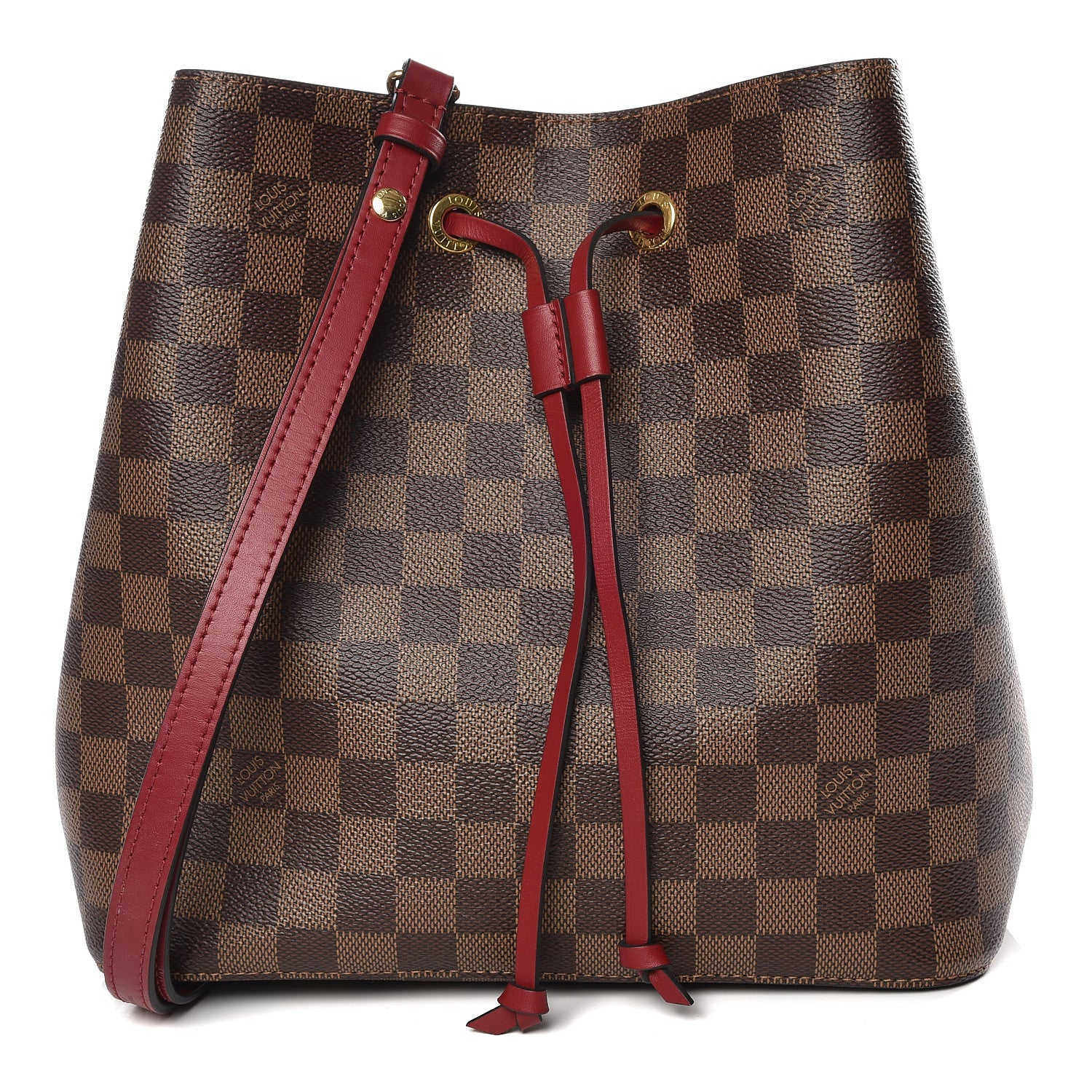 Louis Vuitton Damier Ebene Neonoe MM Cherry Berry 1 of 7