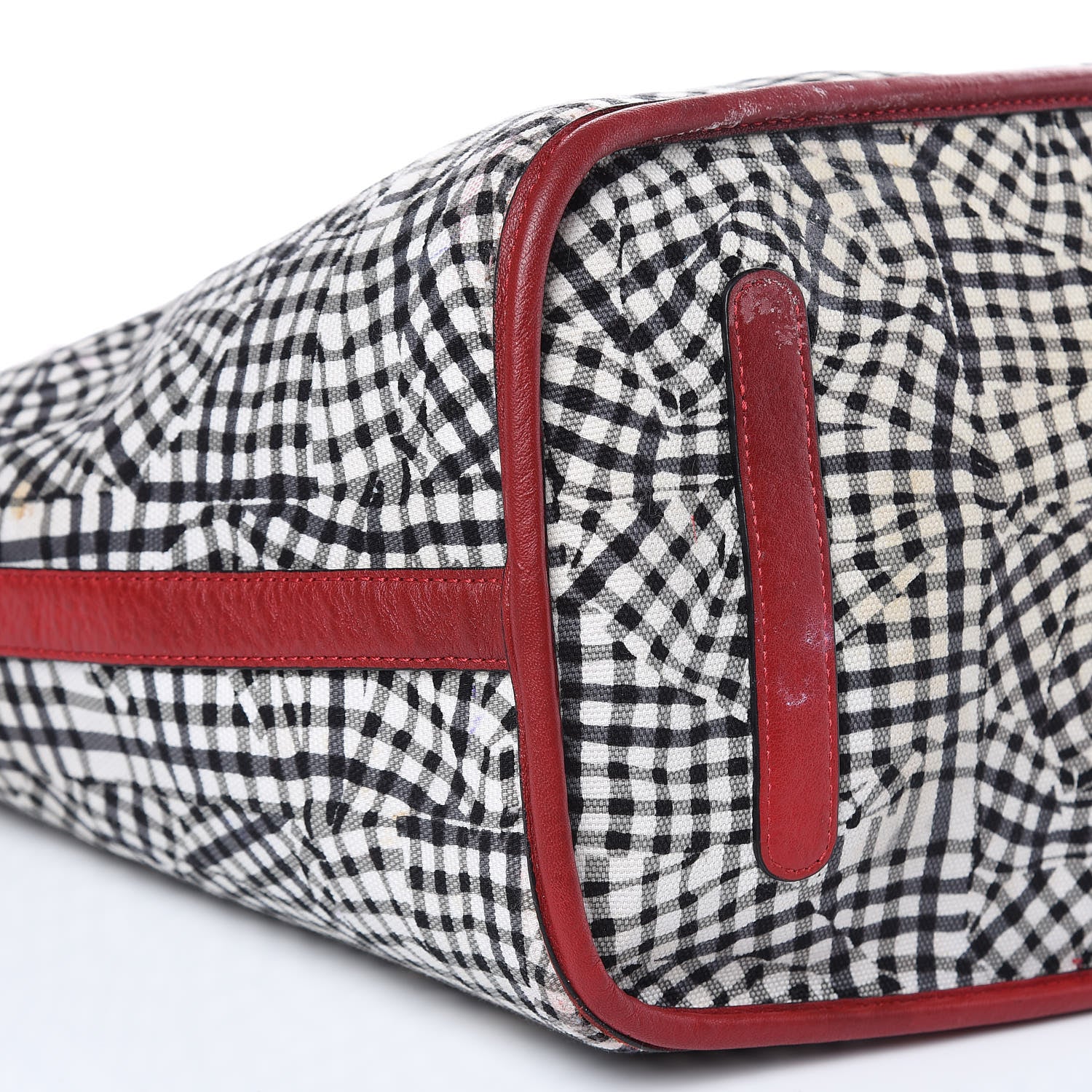 MCM Visetos Large Liz Reversible Shopper Tote Ruby Red 11 of 22