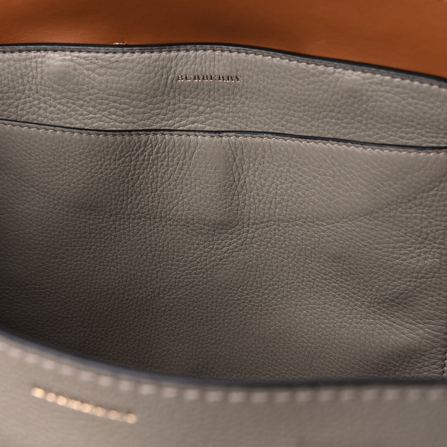 Soft Grain Calfskin Medium Belt Bag Mineral Grey