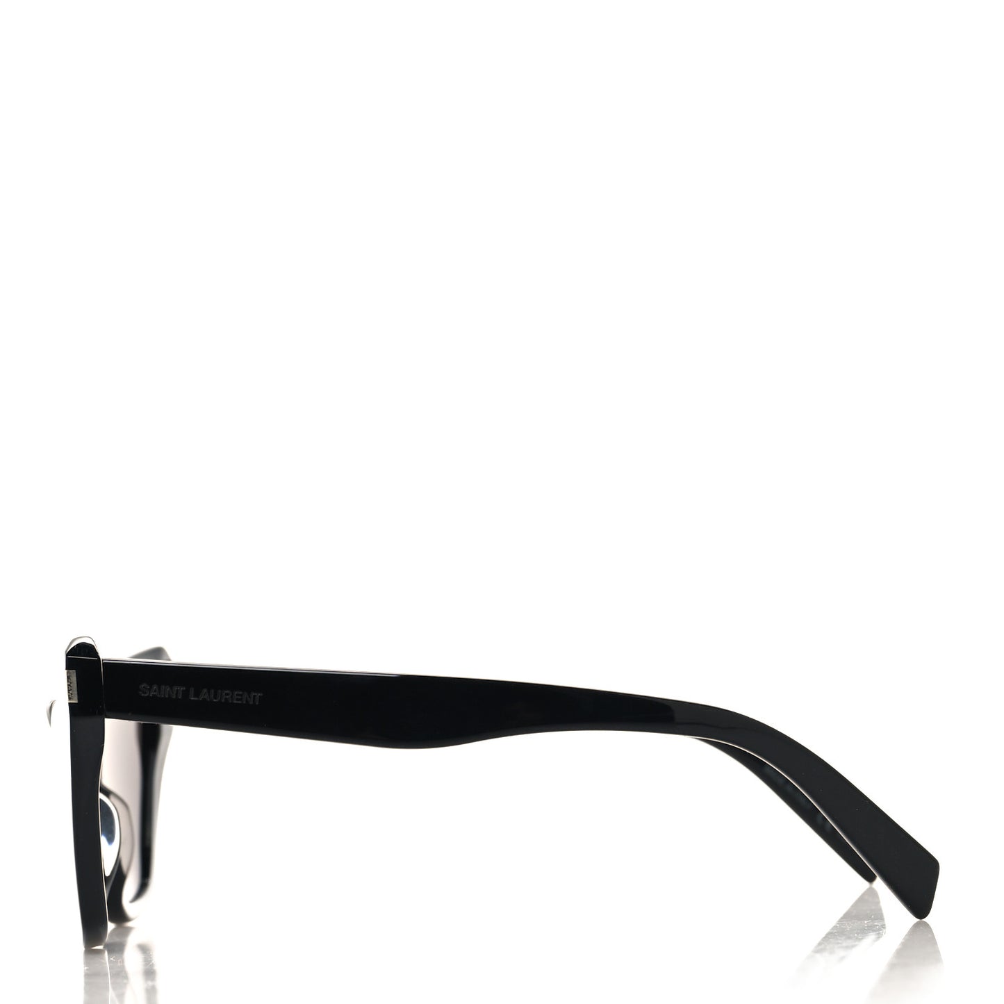 Acetate SL466 New Wave Cat Eye Sunglasses Black