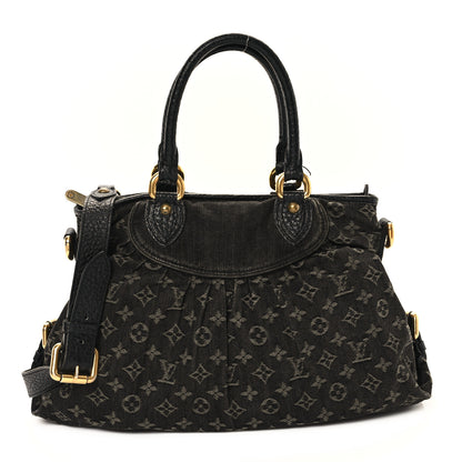 Louis Vuitton Denim Neo Cabby MM Black 1 of 13