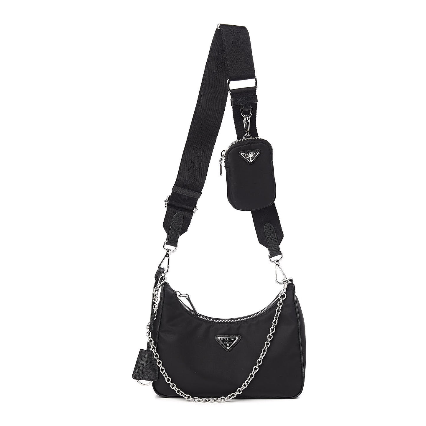 Nylon Re-Edition 2005 Shoulder Bag Black