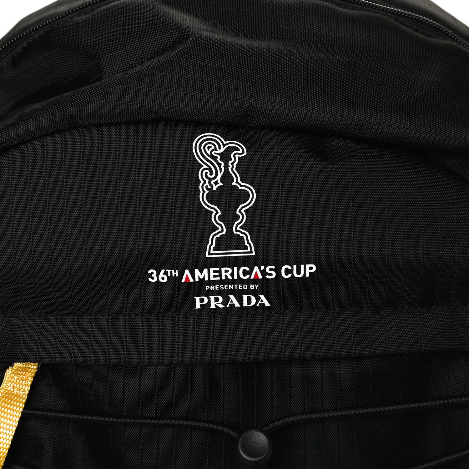 Prada Tessuto Nylon 36th Americas Cup Backpack Black 7 of 11