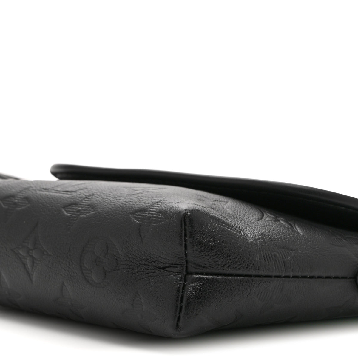 Calfskin Monogram Shadow Pulse Wearable Wallet Black