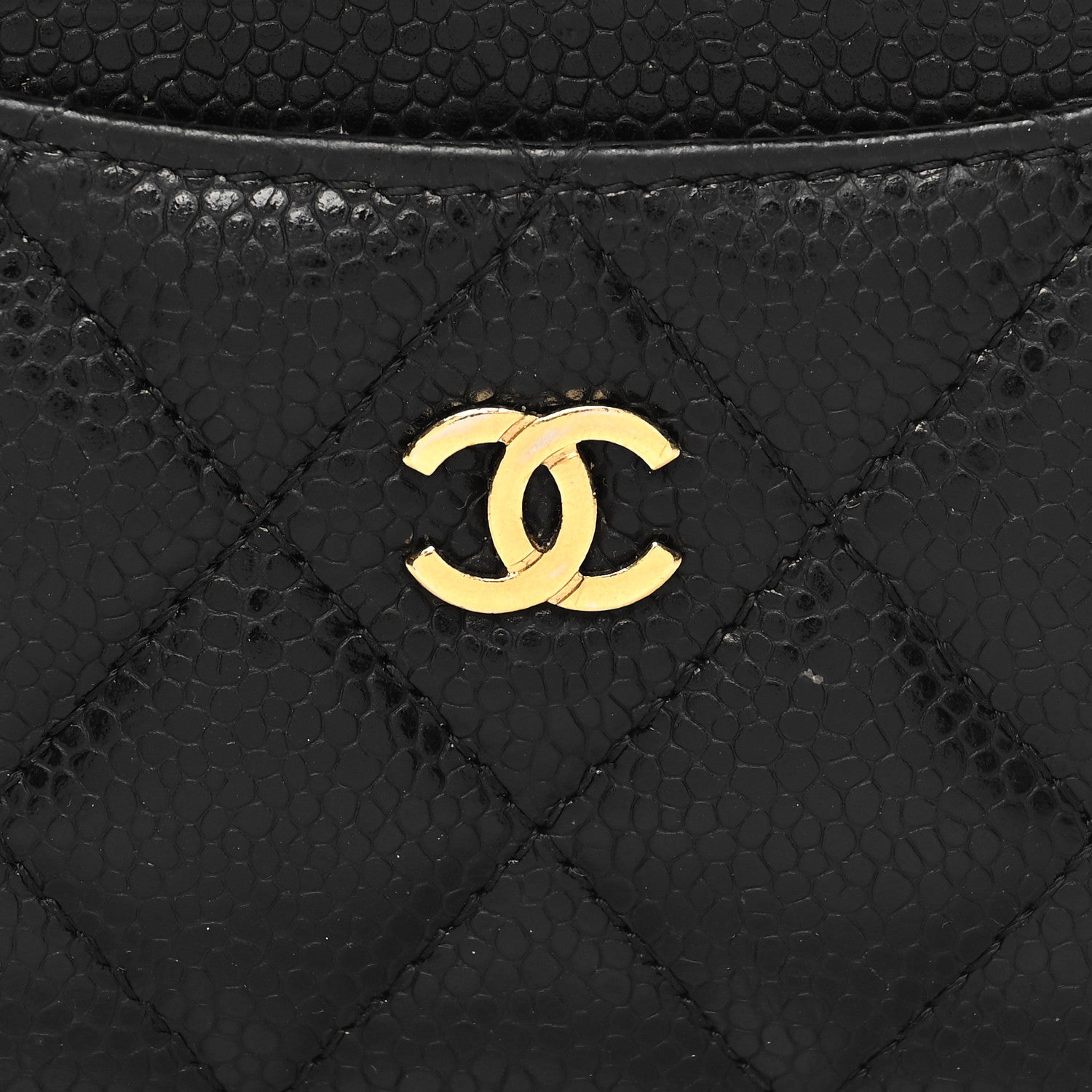 Chanel Caviar Quilted Card Holder Black 9 of 10