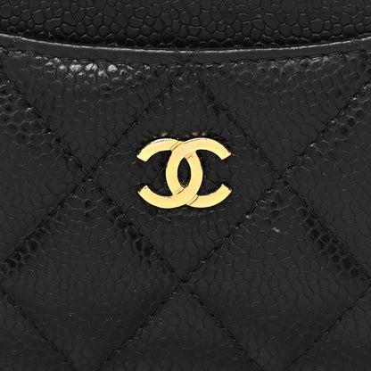 Chanel Caviar Quilted Card Holder Black 9 of 10