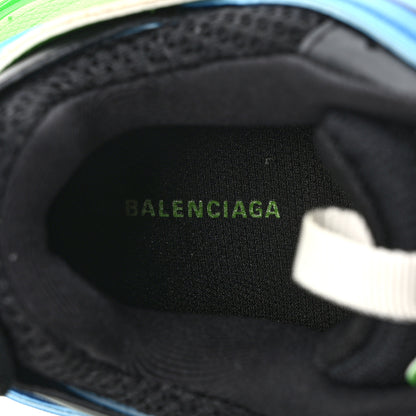 Balenciaga Mesh Nylon Metallic Fabric Womens Track Sneakers 40 Blue Green 8 of 8