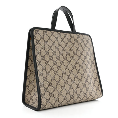 Gucci GG Supreme Monogram Childrens Chick Tote Black 3 of 8