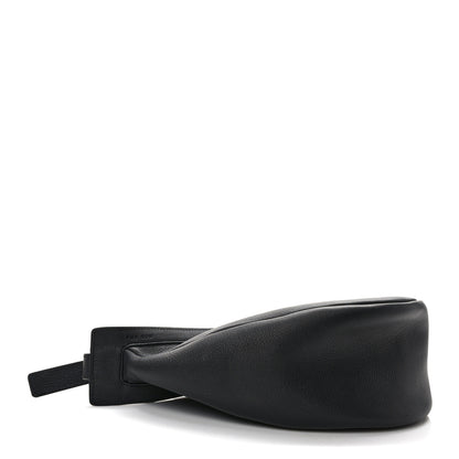 The Row Grained Calfskin Small Slouchy Banana Bag Black 4 of 10
