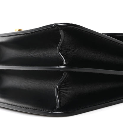 The Row Sleek Calfskin The Sofia 8.75 Top Handle Black 8 of 8
