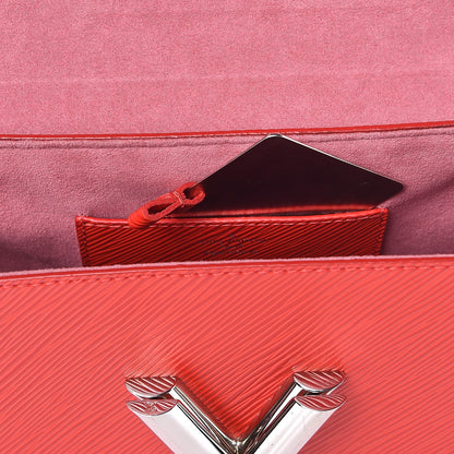Louis Vuitton Epi Twist Shoulder Bag MM Coquelicot 9 of 10