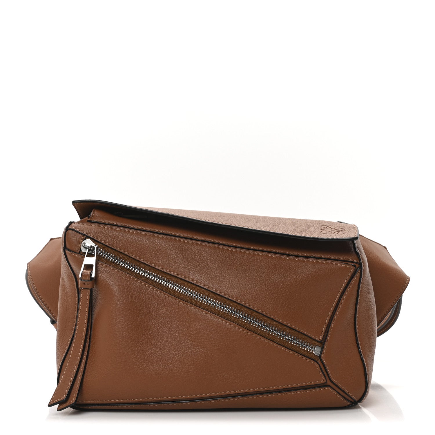 Loewe Calfskin Small Puzzle Bumbag Tan 1 of 9