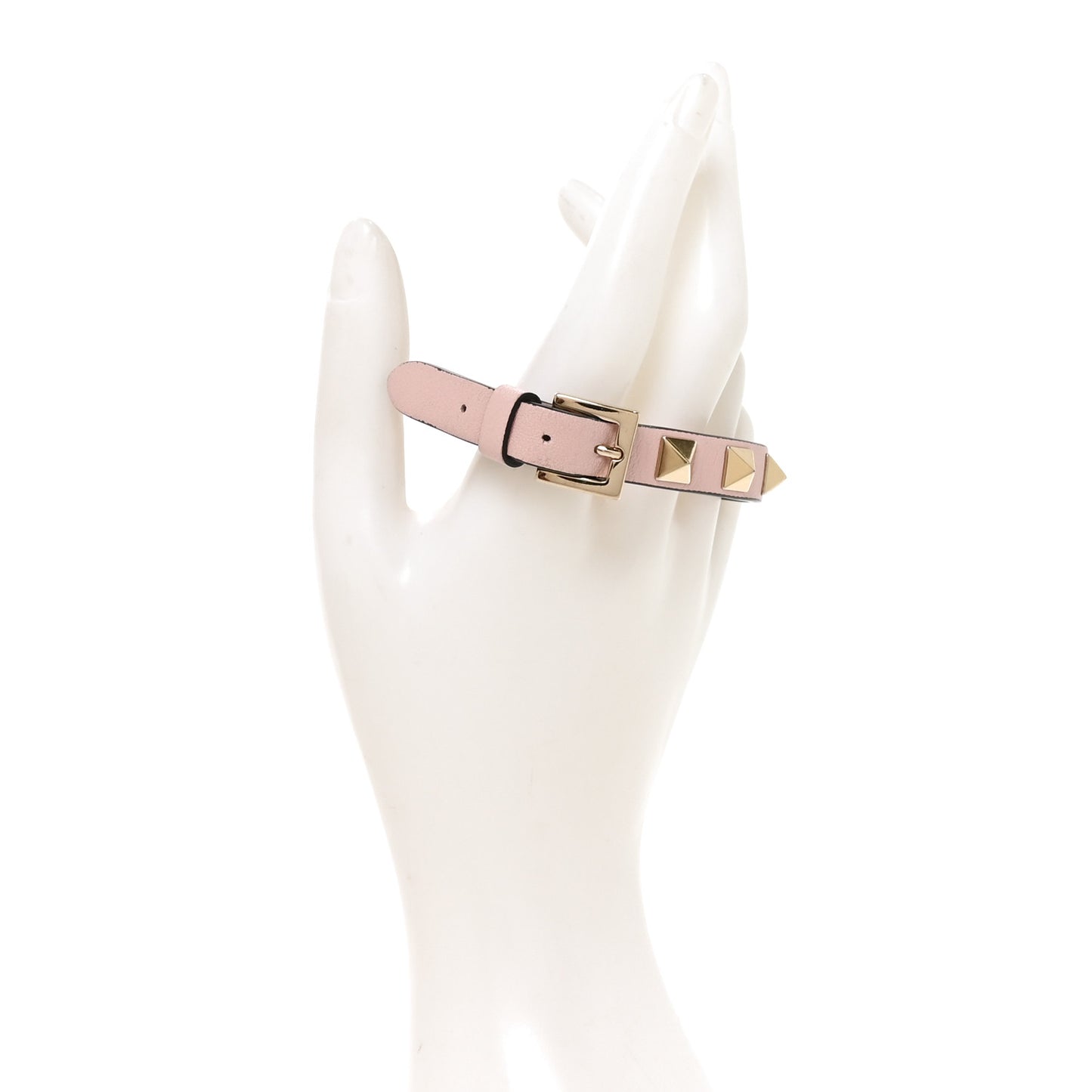 Vitello Rockstud Bracelet Water Rose