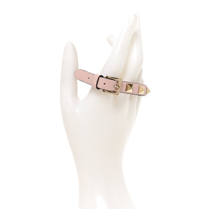 Valentino Garavani Vitello Rockstud Bracelet Water Rose 2 of 4