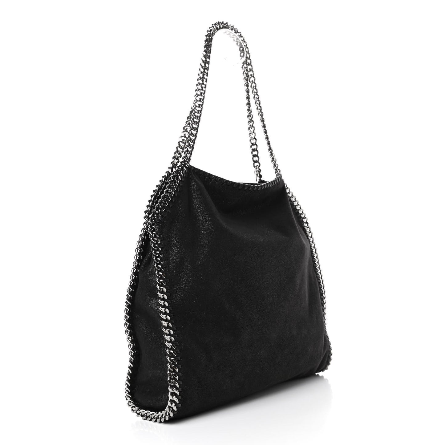 Shaggy Deer Small Falabella Tote Black