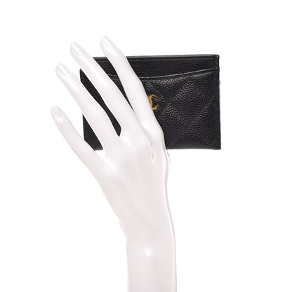 Chanel Caviar Quilted Card Holder Black 2 of 8