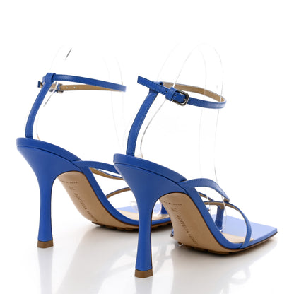 Bottega Veneta Lambskin Stretch Multi Strap 90mm Sandals 38 Aquarium 4 of 7
