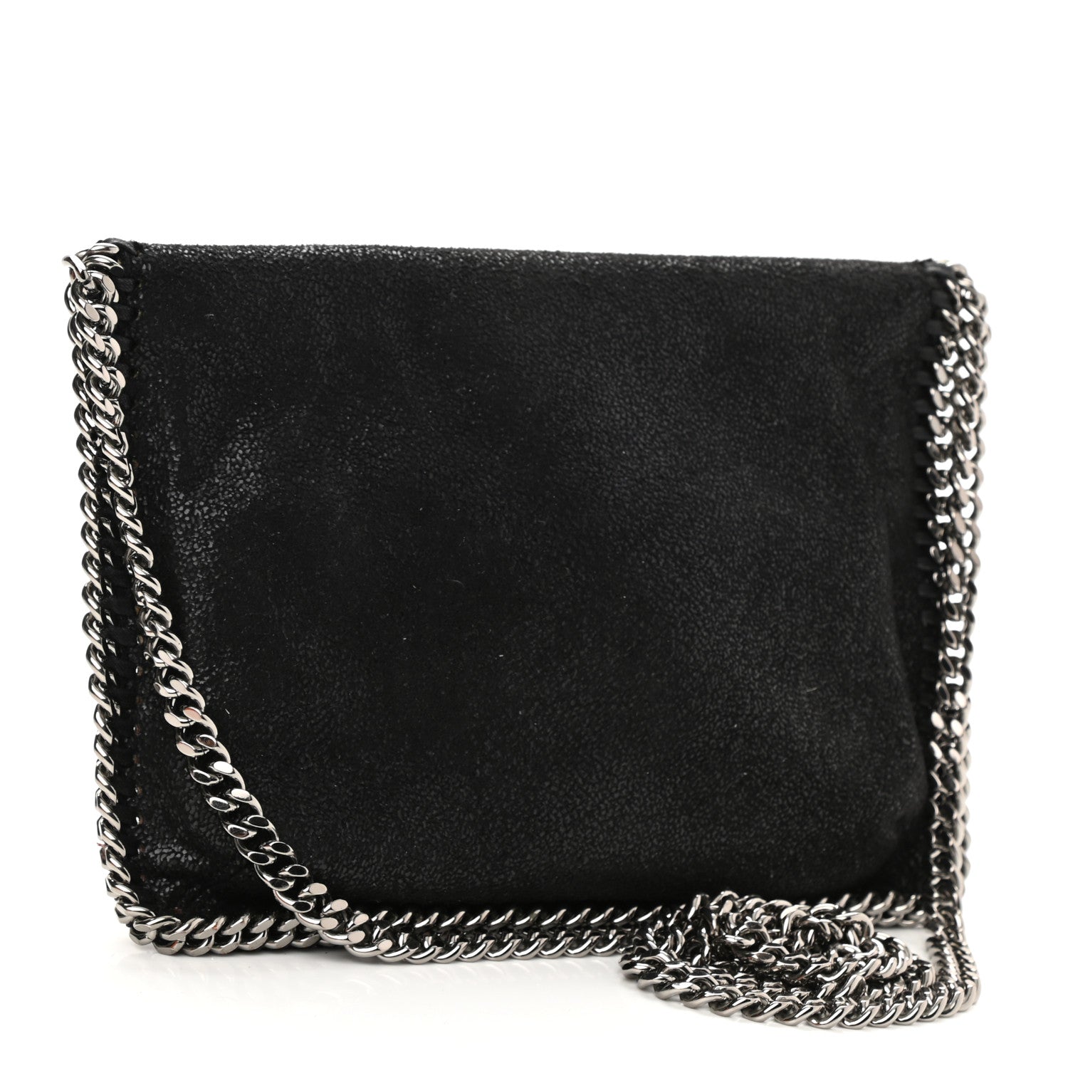 Stella McCartney Shaggy Deer Falabella Mini Crossbody Bag Black 3 of 9