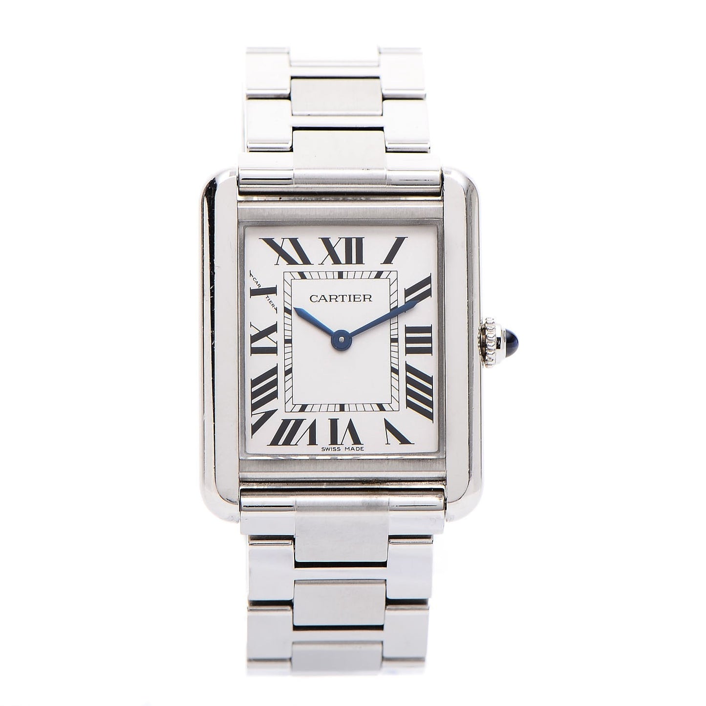 Stainless Steel 24mm Tank Solo Quartz Watch