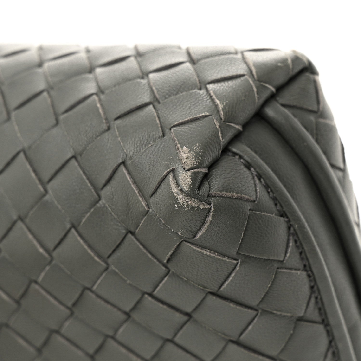 Bottega Veneta Nappa Intrecciato Nodini Crossbody Messenger New Light Grey 13 of 13