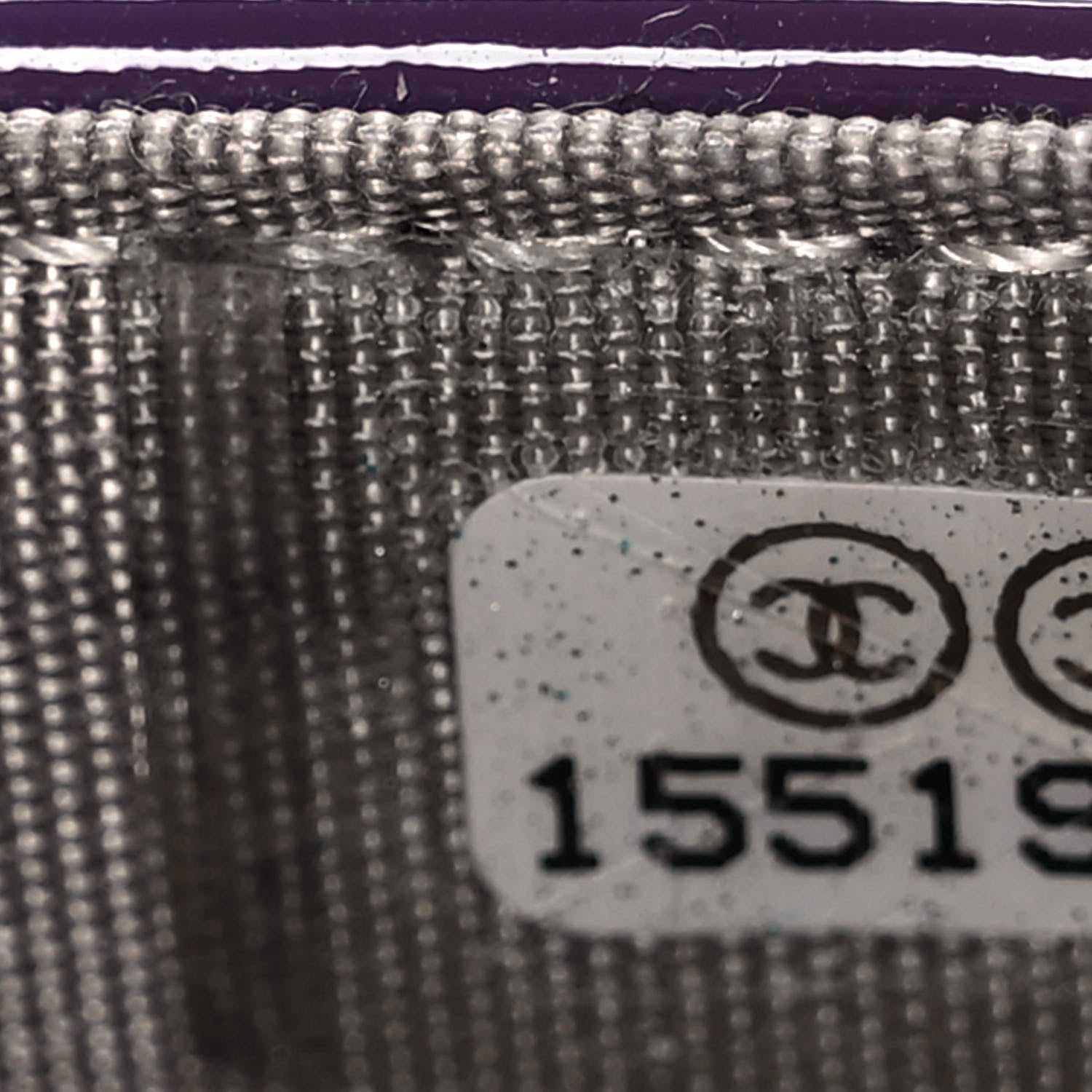 Chanel Patent Quilted Brilliant Wallet On Chain WOC Violet 9 of 11