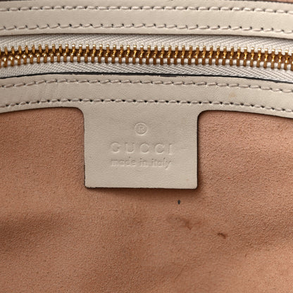 Gucci GG Supreme Monogram Medium Padlock Tote White 6 of 17