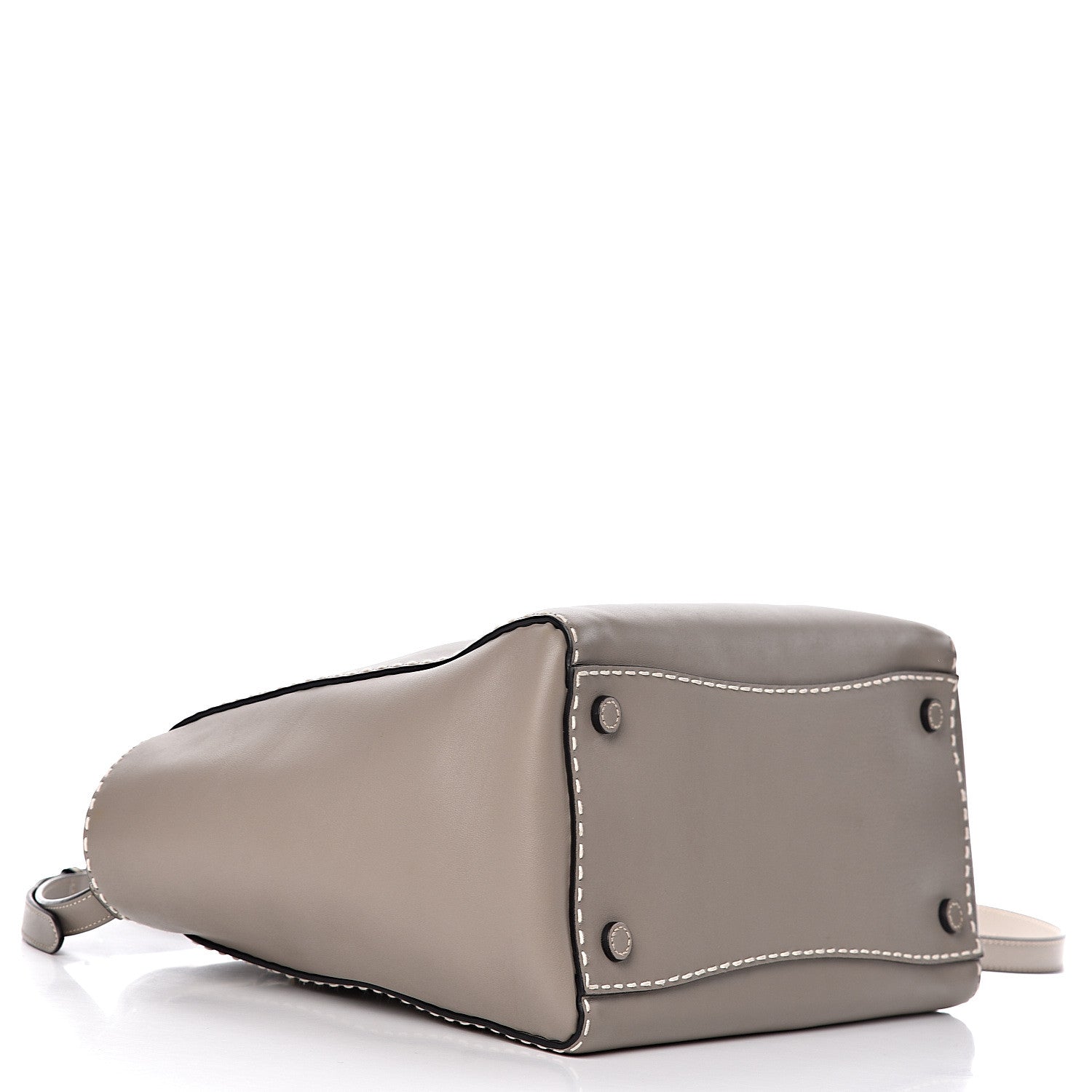 Prada City Calf Small Hand Stitched Galleria Double Zip Tote Calce 5 of 14