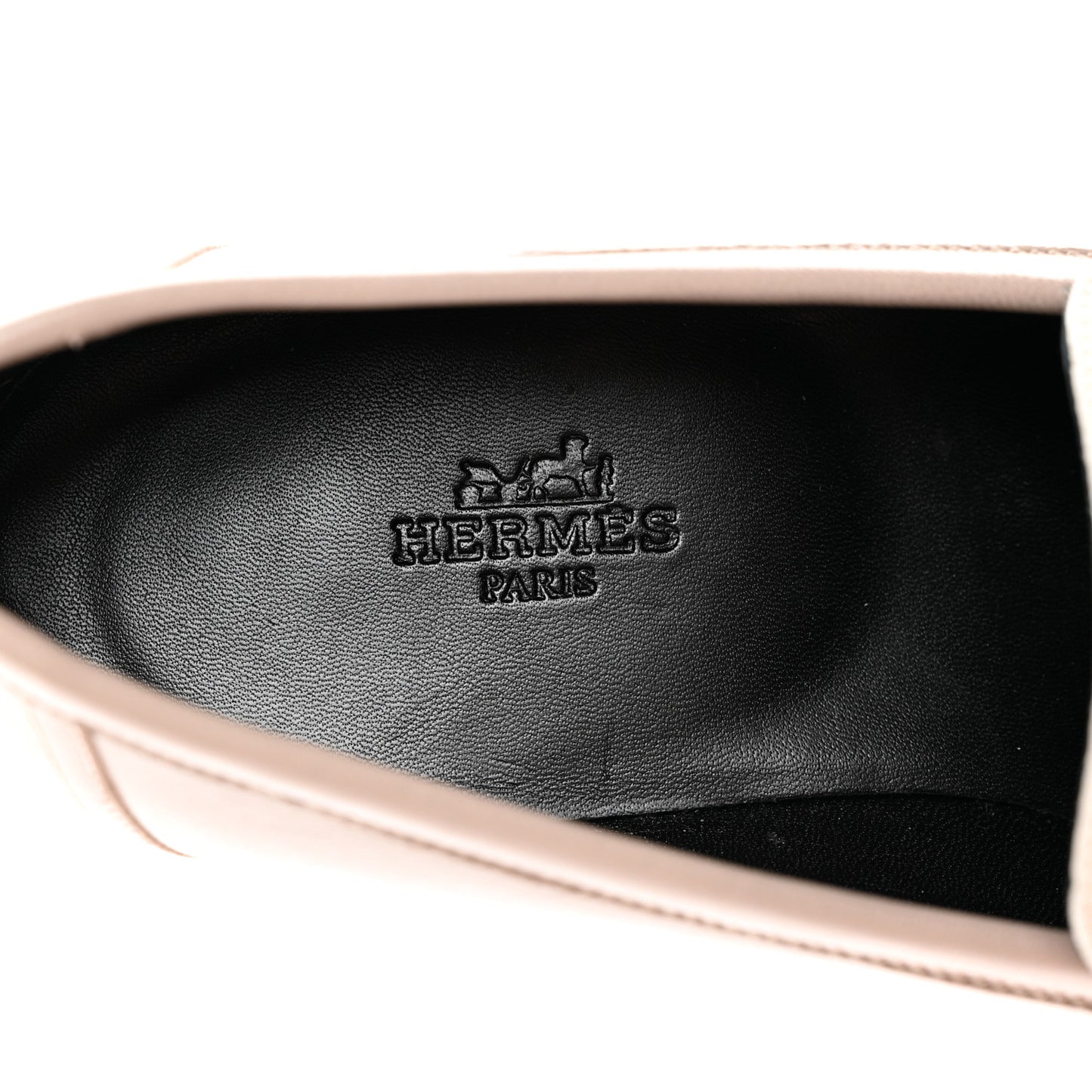 Goatskin Womens Royal Loafers 38 Multicolore Beige Mastic