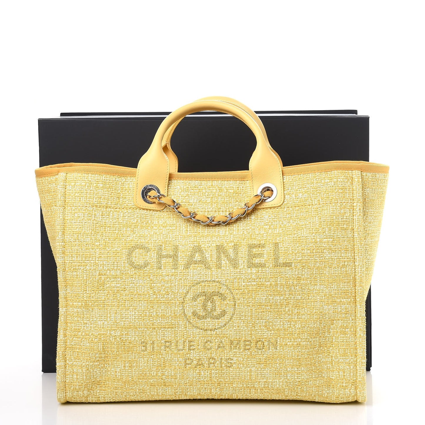 Canvas Medium Deauville Tote Light Yellow