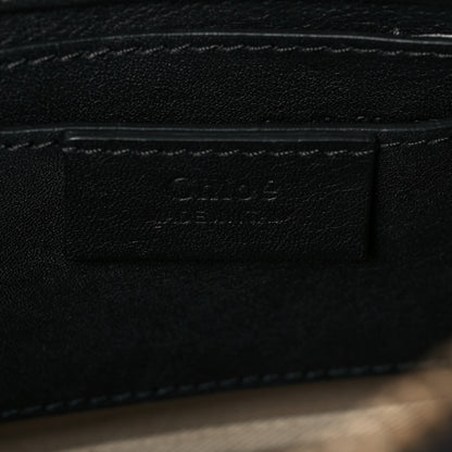 Chloe Smooth Calfskin Logo Small Roy Bag Full Blue 6 of 8