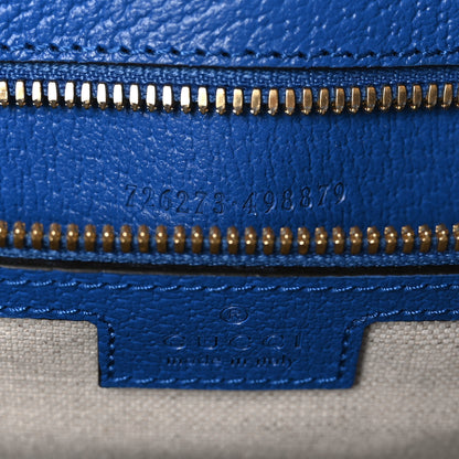 Gucci GG Supreme Monogram Mix Textured Dollar Calfskin Rhombus Inlay Large Tote Bag Beige Ebony Harvest Joy Blue 7 of 10