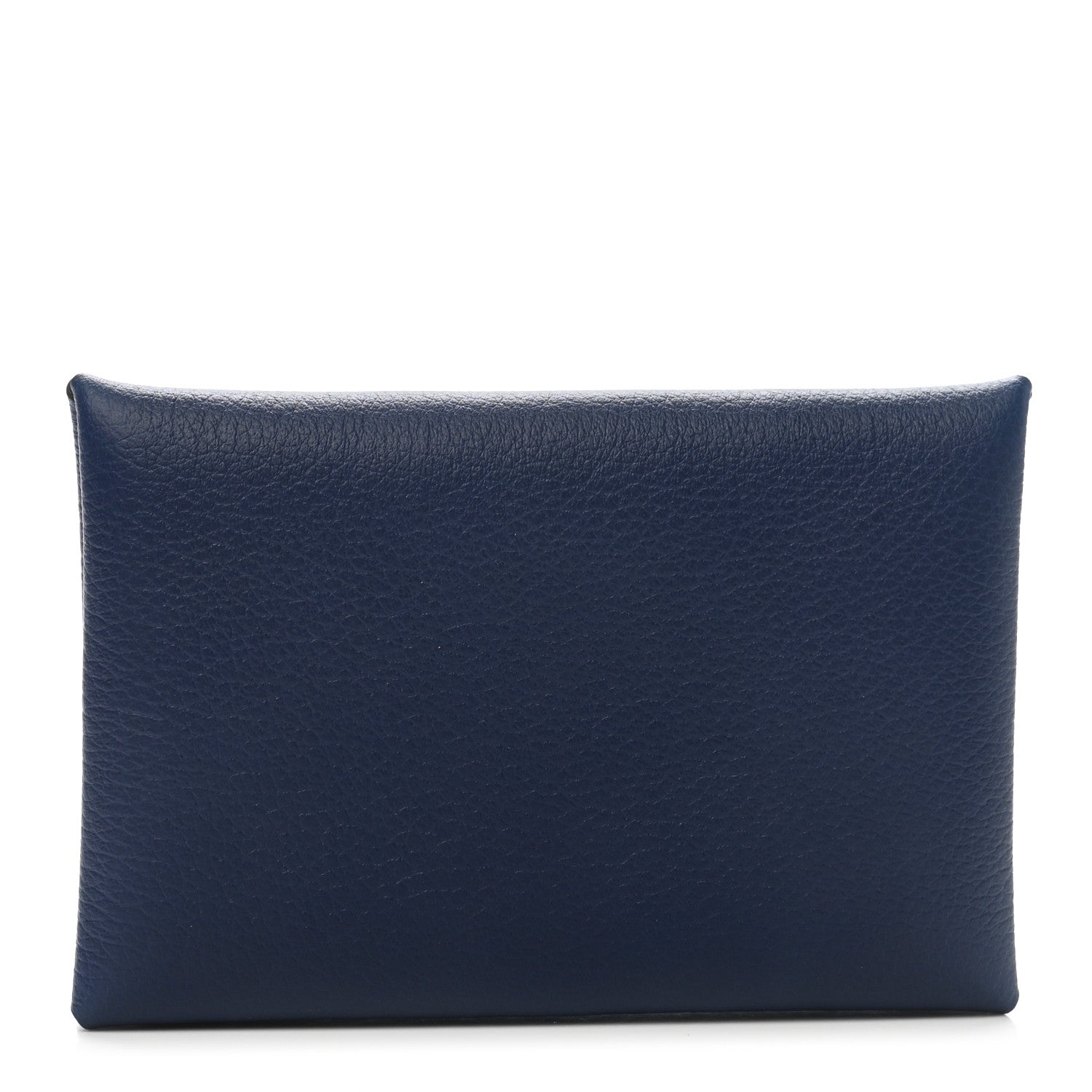 Hermes Evercolor Verso Calvi Card Case Bleu Saphir Bleu France 1 of 8